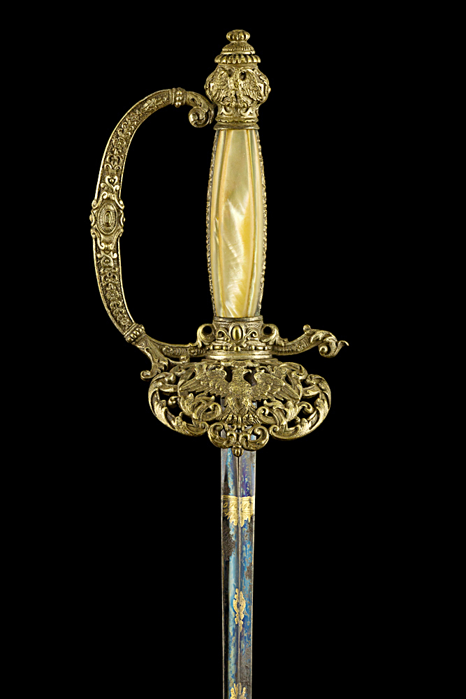 S000064_French_2nd_Empire_Smallsword_Hilt_Obverse_