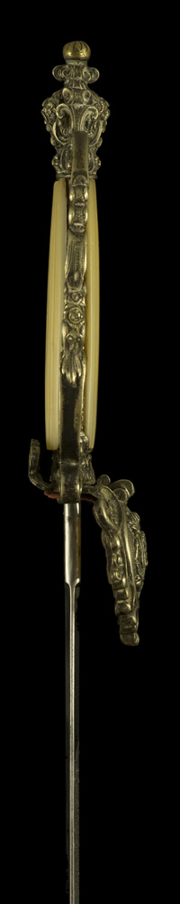 S000094_Belgian_Silver_Plated_Smallsword_Hilt_Right_Side