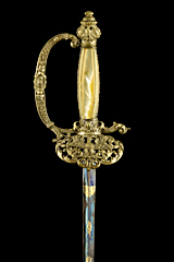 S000064_French_2nd_Empire_Smallsword_Hilt_Obverse_