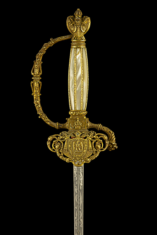 S000003_French_Ambassador_Smallsword_Hilt_Obverse_