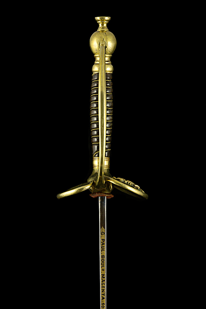 S000039_French_Polytechnique_Smallsword_Hilt_Right_Side