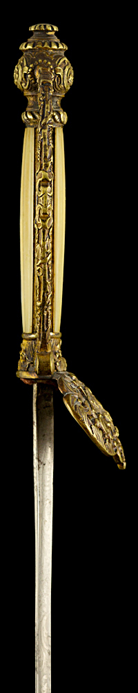 S000069_French_2nd_Empire_Smallsword_Hilt_Right_Side