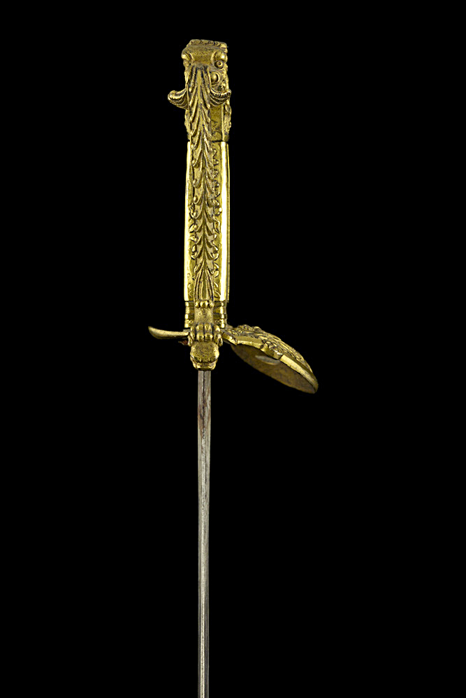 S000089_French_1st_Empire_Smallsword_Hilt_Right_Side