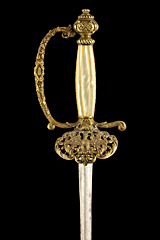 S000069_French_2nd_Empire_Smallsword_Hilt_Obverse
