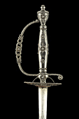 S000211_French_Cut_Steel_Smallsword_Hilt_Obverse_