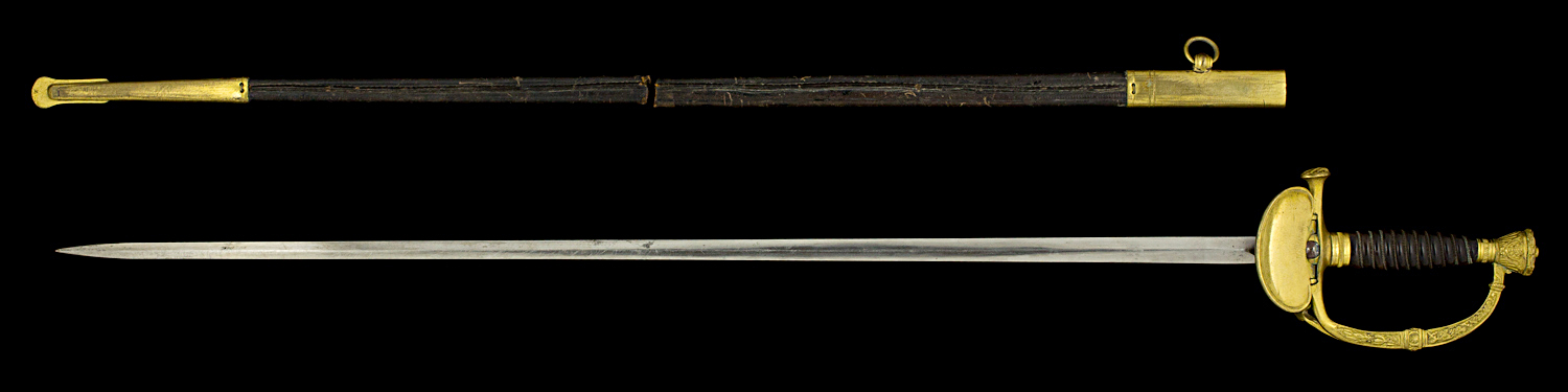 S000013_French_Marine_Inspector_Smallsword_Full_Reverse_Next_to_Scabbard_2