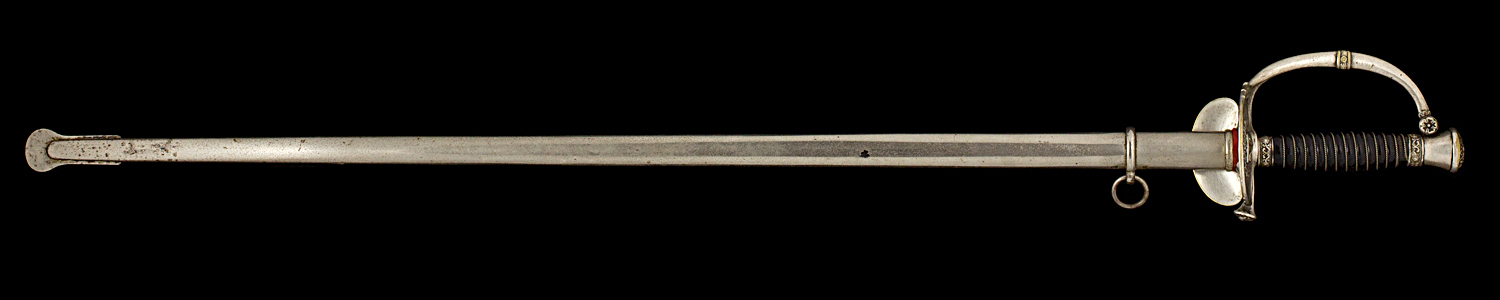 S000045_Belgian_Smallsword_Full_Obverse_With_Scabbard