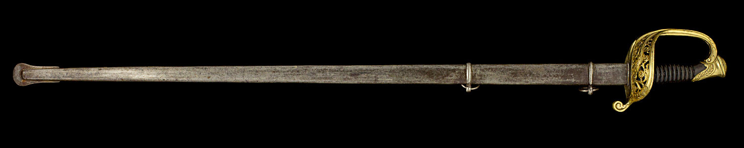 S000052_French_Model_1855_Sword_Full_Obverse_With_Scabbard