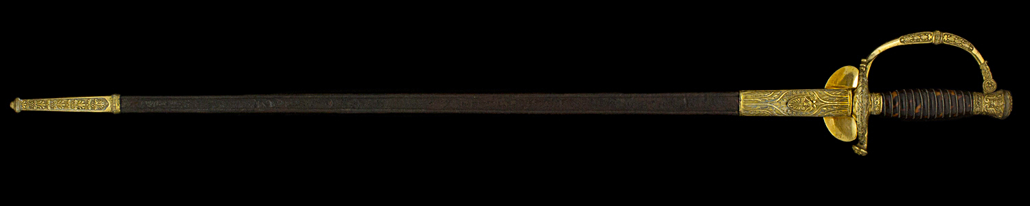 S000097_Belgian_Smallsword_Full_Obverse_With_Scabbard