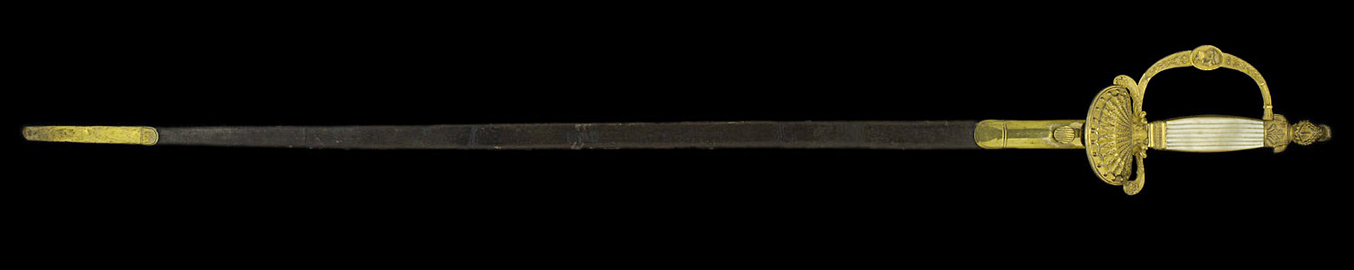 S000113_French_Helmeted_Head_Smallsword_Full_Obverse_With_Scabbard
