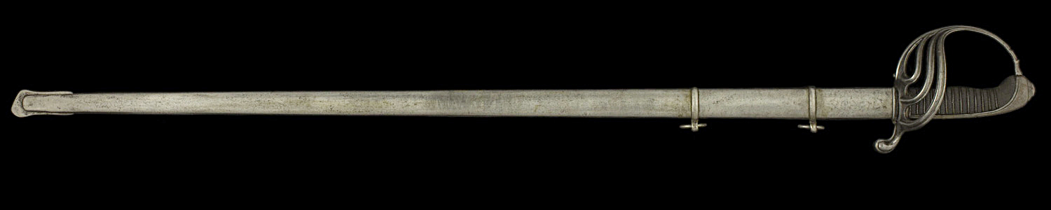 S000124_French_African_Army_Sword_Full_Obverse_With_Scabbard