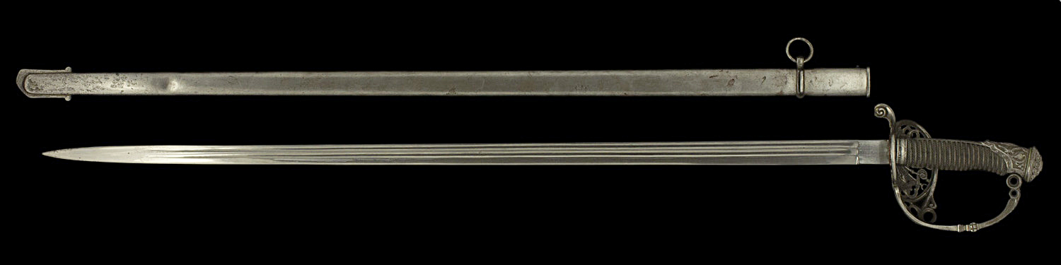 S000127_French_Presentation_Sword_Full_Reverse_Next_to_Scabbard